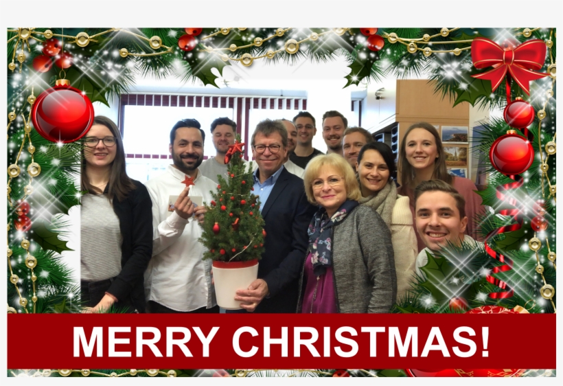 Merry Christmas And A Happy New Year - Free Christmas Background Frame, transparent png download