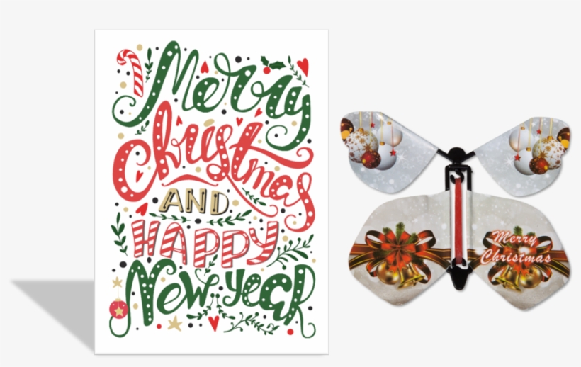 Merry Christmas And Happy New Year Printable Sign, transparent png download