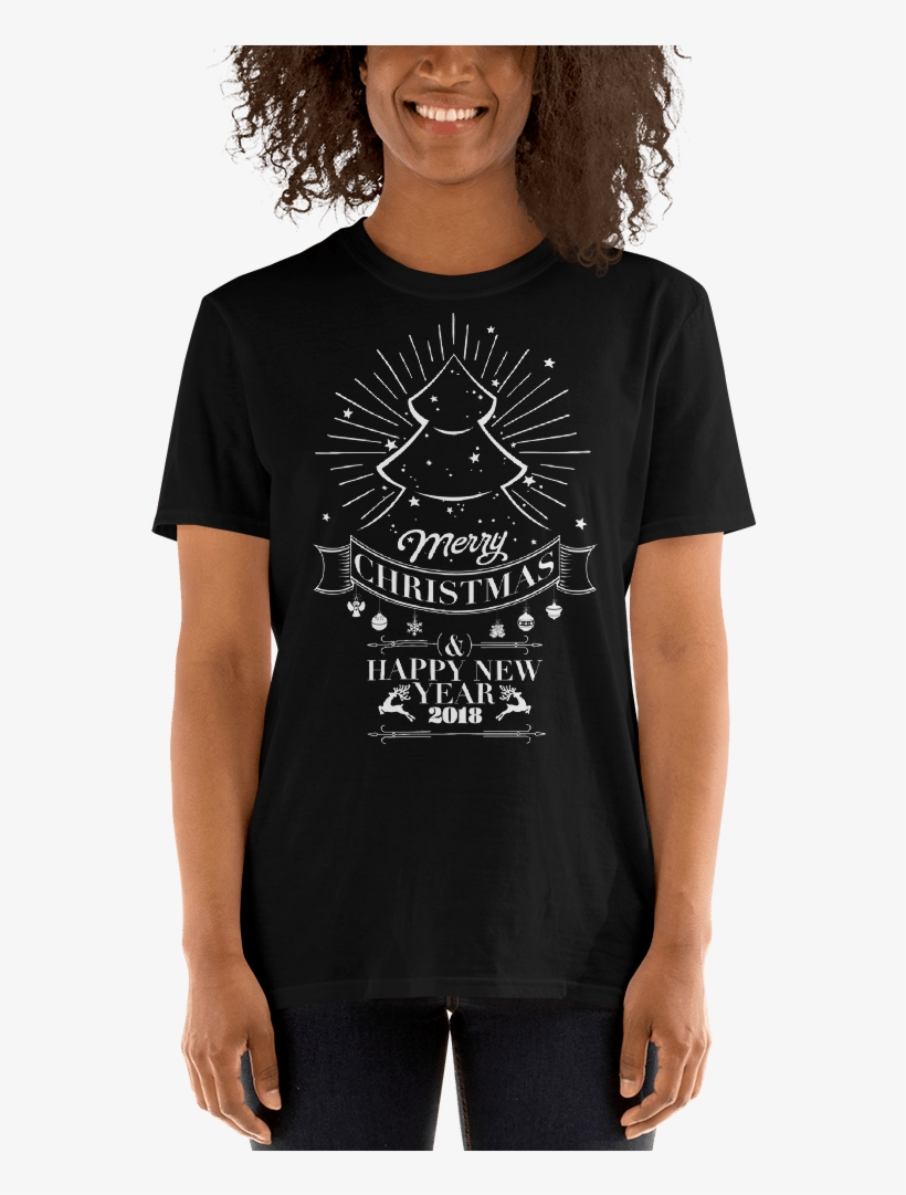 Merry Christmas And Happy New Year - T Shirt I M Mostly Peace Love And Light, transparent png download