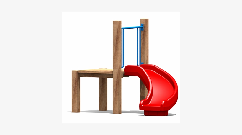 Slide 1 Curved Slide - Chair, transparent png download