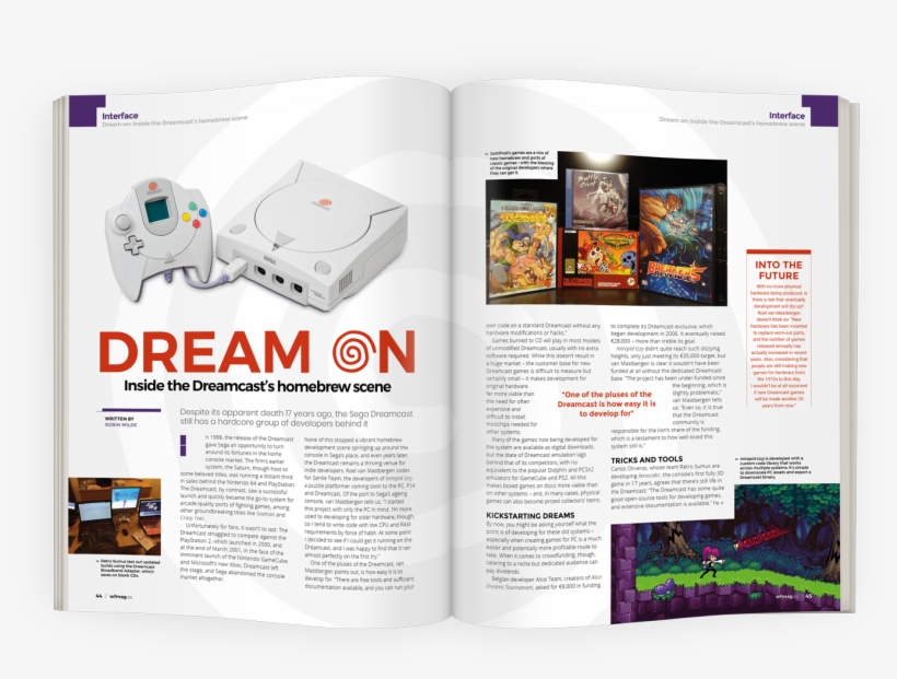 We Delve Into The Sega Dreamcast's Vibrant Homebrew - Flyer, transparent png download