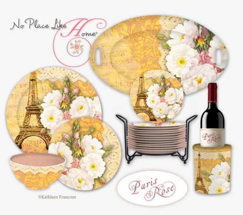 Paris Rose Gallery Page Slide - Artificial Flower, transparent png download