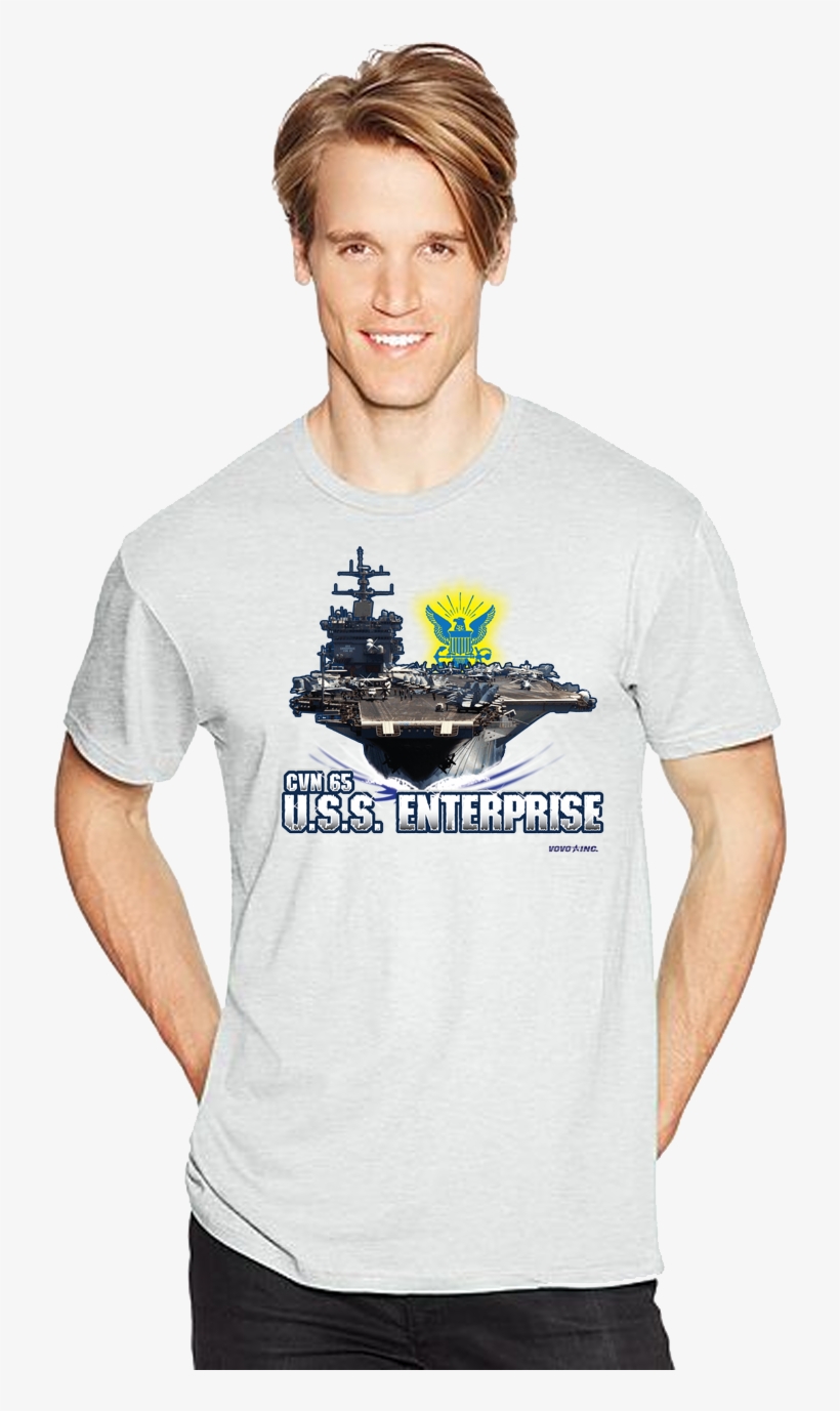 Uss Enterprise Cvn 65 Big E Aircraft Carrier Short - T-shirt, transparent png download