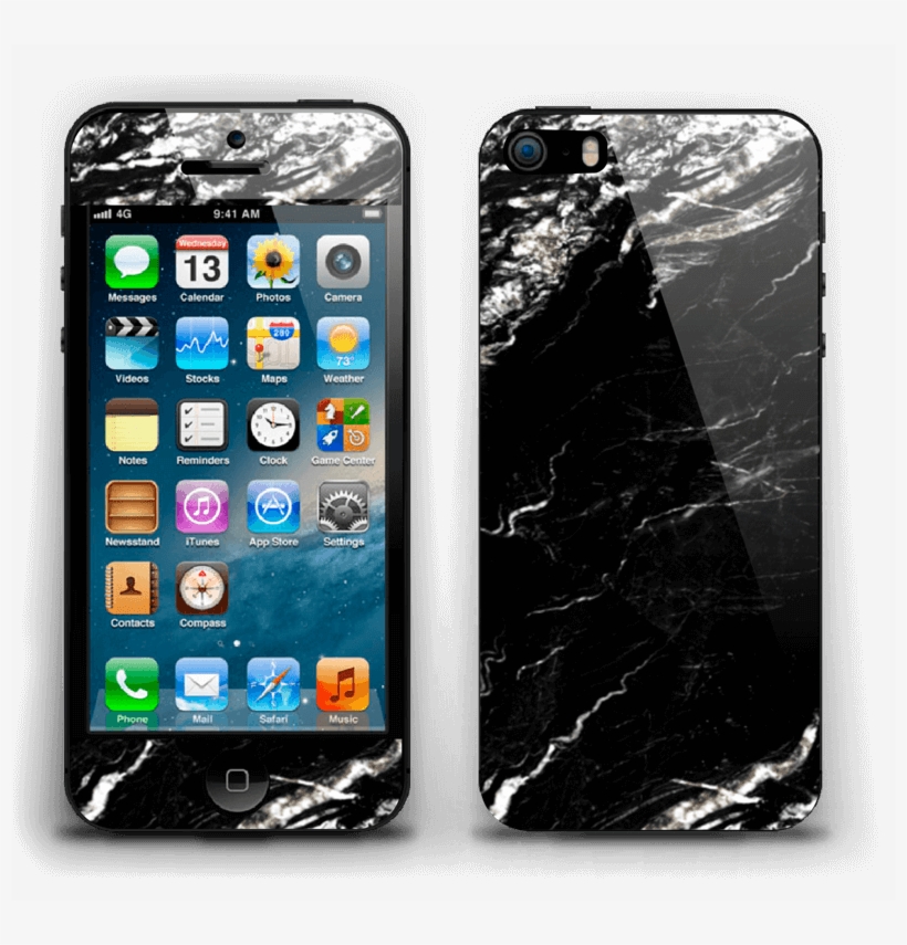 Warm Black Skin Iphone 5s - Iphone 4, transparent png download