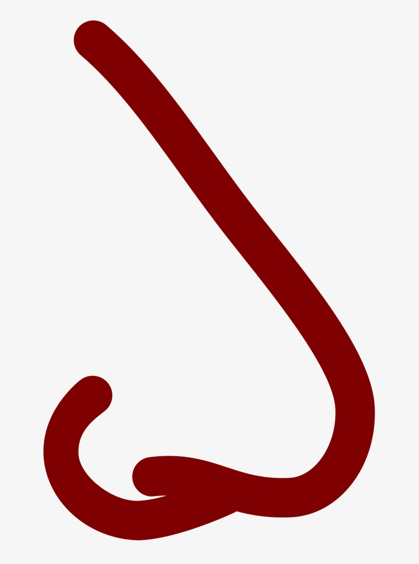 Nose Noun 42647 Cc Red, transparent png download