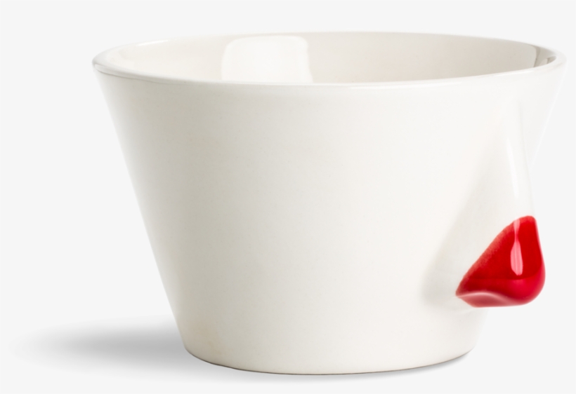 Set Of 2 Red Nose Bowl Naso Homeware House Of Botta - Ceramic, transparent png download