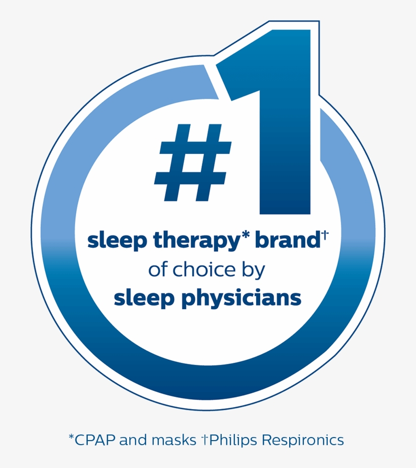 Number One Sleep Therapy Brand Of Choice By Sleep Physicians - Circle, transparent png download