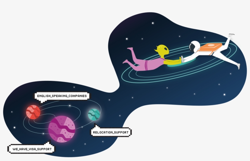 We'll Take Care Of Your Visa To Make Your Transition - Illustration, transparent png download