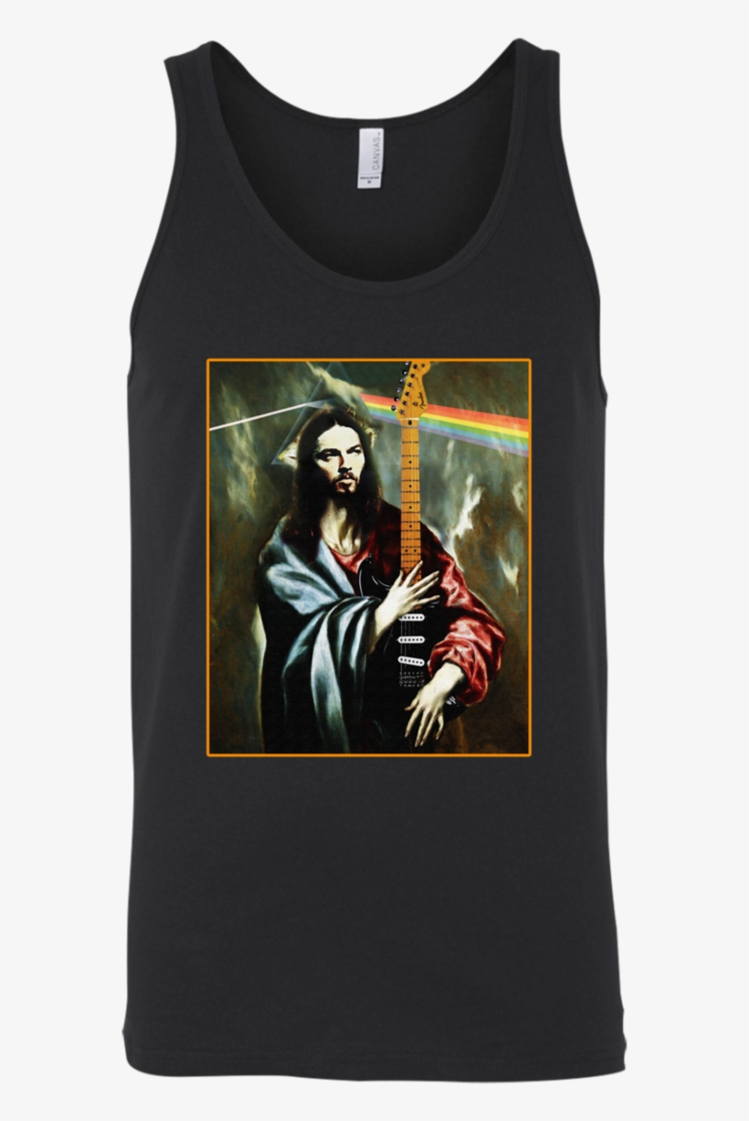 Pink Floyd Jesus Christ Rocking Portrait Unisex Tank - Pink Floyd On Sunday, transparent png download