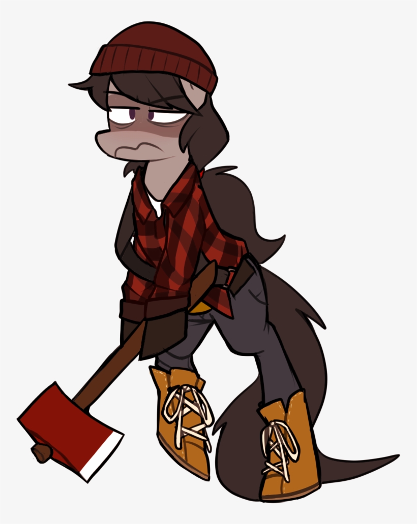 Ghost, Axe, Jobtavia, Lumberjack, Octavia Is Not Amused, - Cartoon, transparent png download