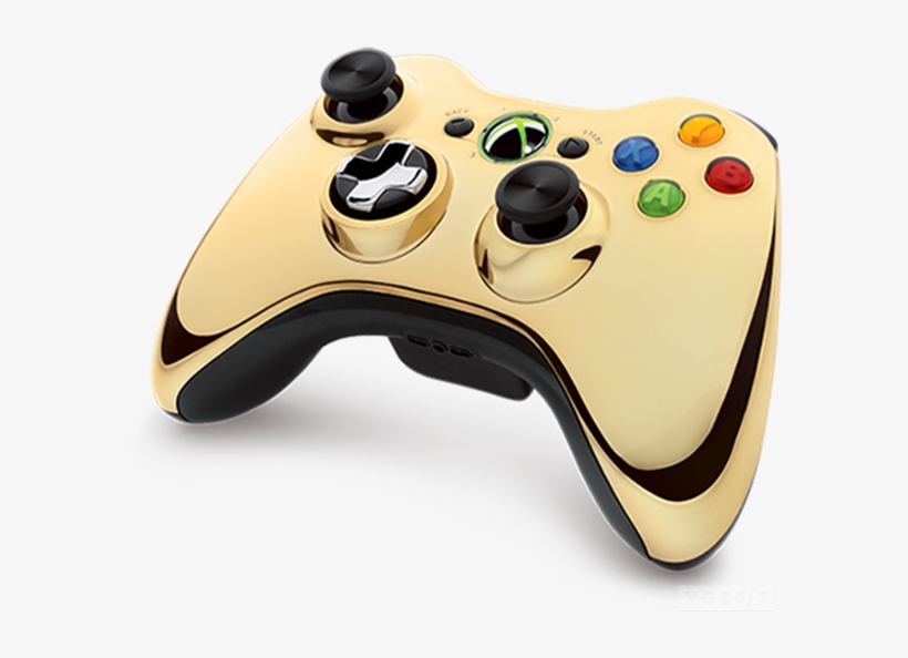 What Do You Think - Xbox 360 Chrome Controller Gold, transparent png download