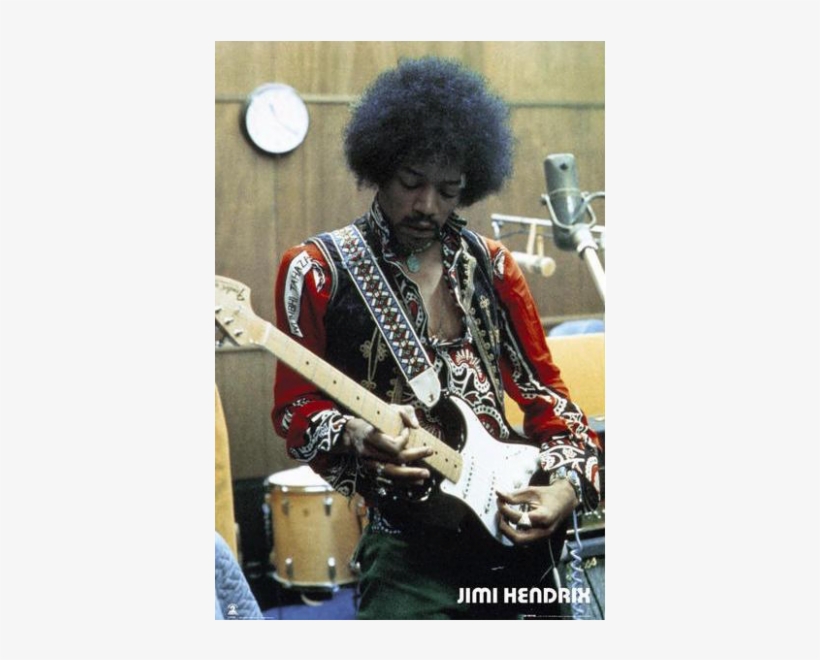 Jimi Hendrix Jimi Hendrix - Fender Strat With Strap, transparent png download