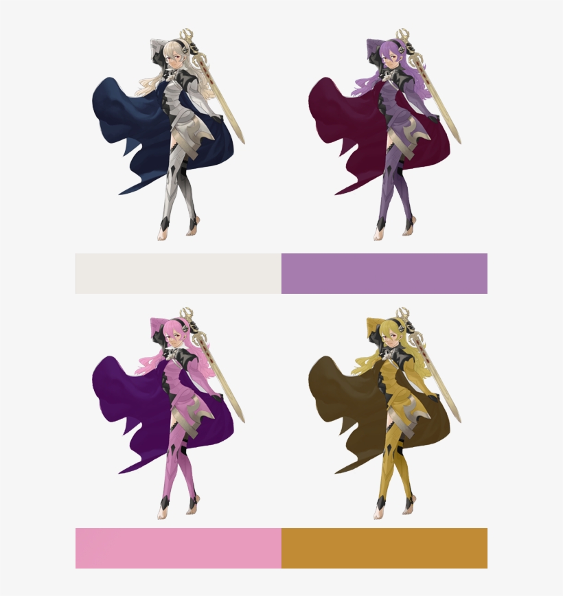 Palette Swaps And Alternate Costume W/palette Swap - Corrin Fe Fates, transparent png download