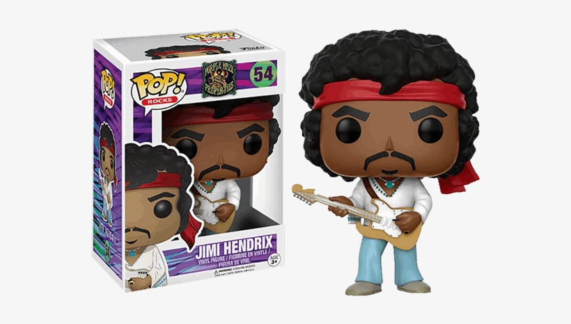 Jimi Hendrix Woodstock Pop Vinyl Figure - Jimi Hendrix Pop Figure, transparent png download