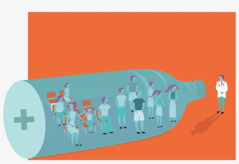 Bottleneck Illustration - Illustration, transparent png download