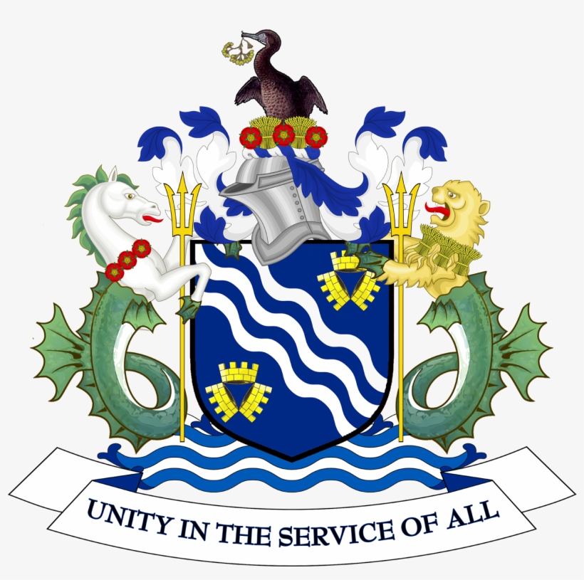Coat Of Arms Of Merseyside County Council - Solihull Coat Of Arms, transparent png download