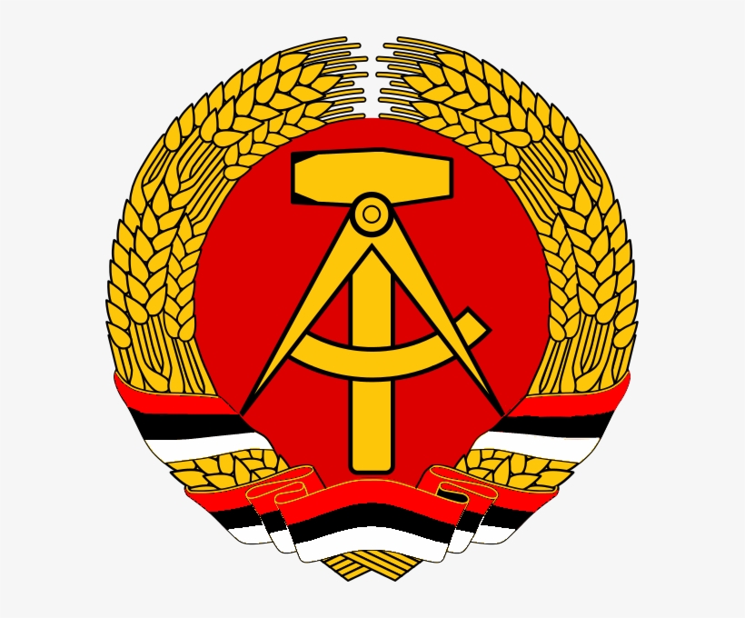 Ussa Coat Of Arms - East Germany Logo, transparent png download