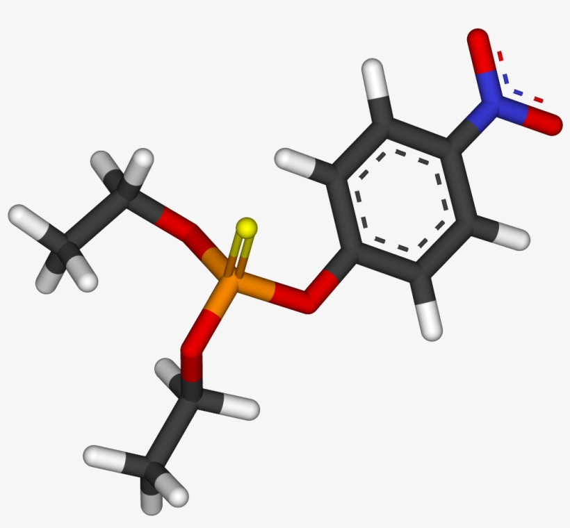 Parathion 3d Sticks - Methyl Parathion, transparent png download