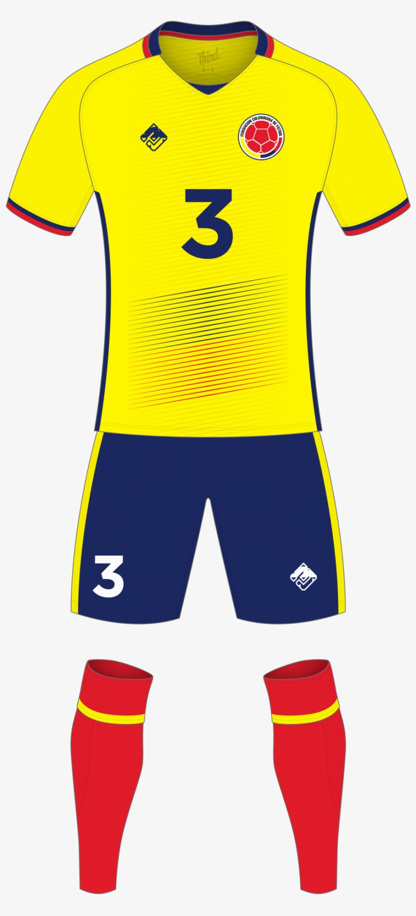 Colombia World Cup 2018 Concept - Hockey Sock, transparent png download