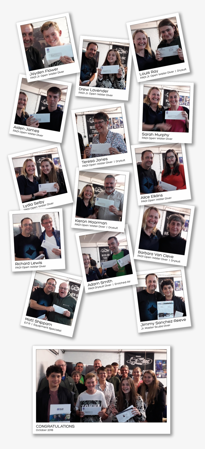 Presentation October 2018 Polaroids - Collage, transparent png download