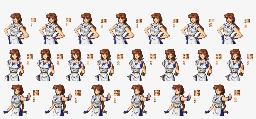 Click For Full Sized Image Yuri Sakazaki - King Of Fighters Kyo Yuri, transparent png download