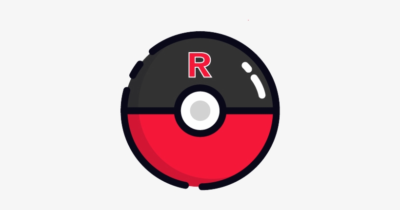 Team Rocket Ball - Circle, transparent png download