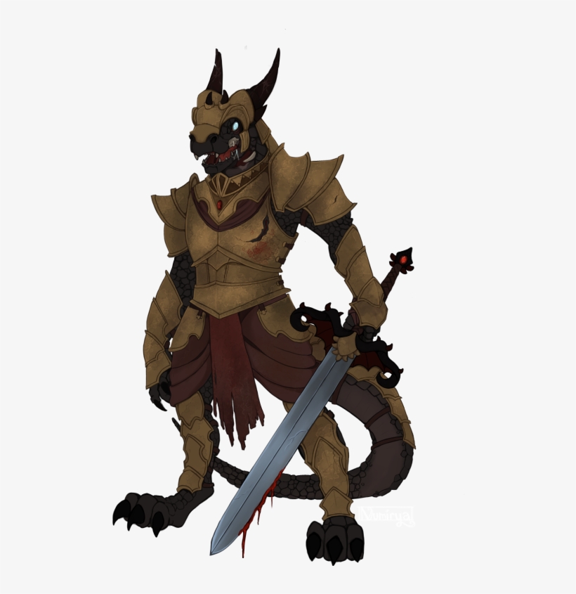 Here's A Nice Cute Undead Dragon Born Boi - Cartoon, transparent png download