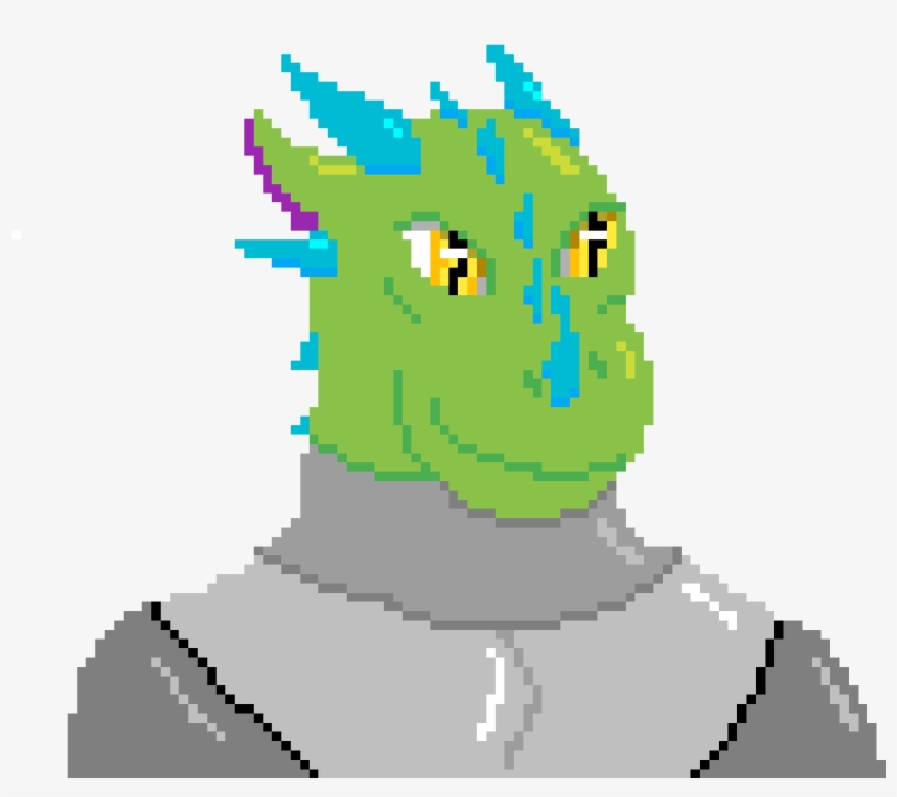 Shiny Armor Dragonborn - Illustration, transparent png download