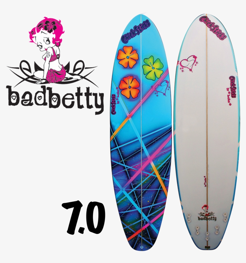 Womens Girls Painted Hand Shaped Usa Made Best Surfboards - Surfboard, transparent png download