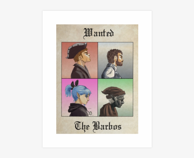 Limited Edition Gnomes Tomes And Catacombs Wanted Poster - Girl, transparent png download