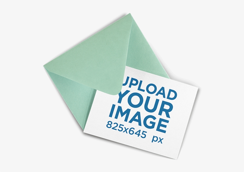 Postcard Mockup - Art Paper, transparent png download