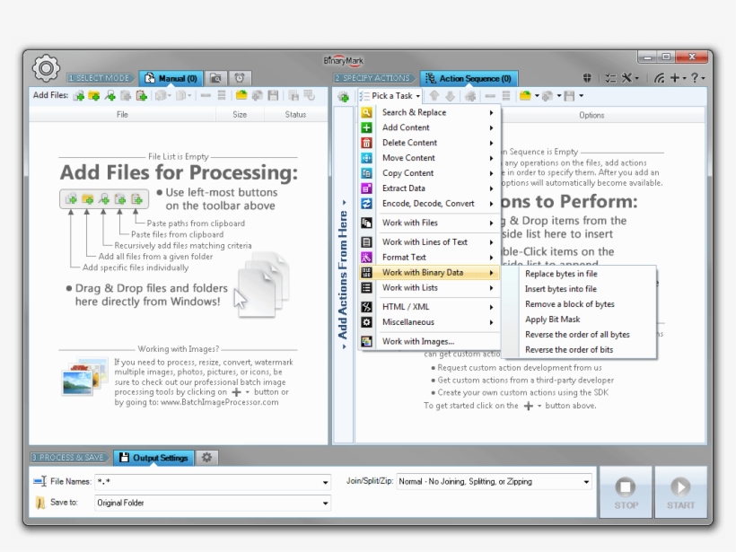 Commontasks5 - Batch Text File Editor, transparent png download