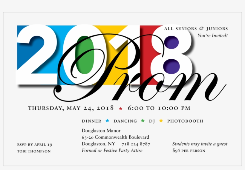Summit Prom2018 Invitationnew 020518 - Graphic Design, transparent png download