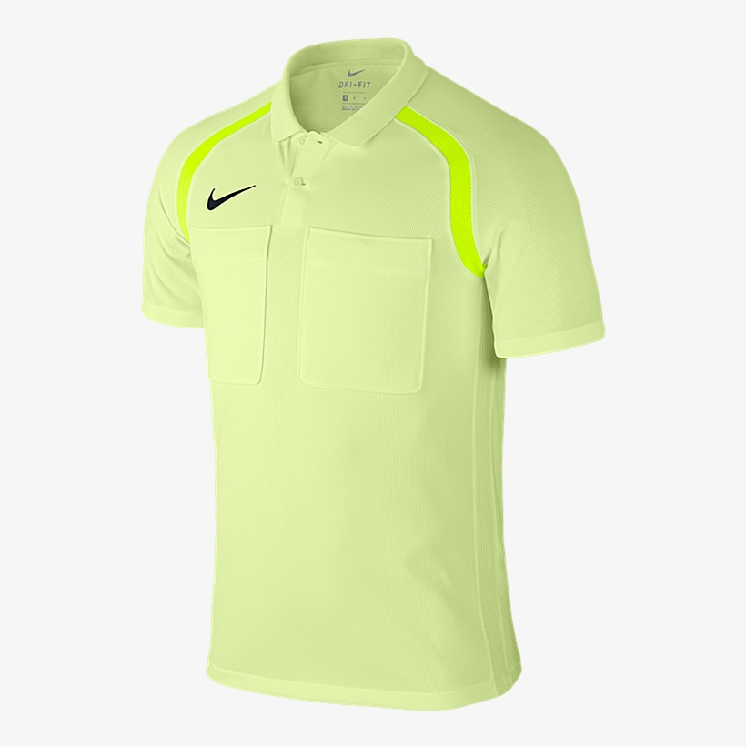 Wfa Team Referee Jersey - Referee Neon Green Polo With Pockets, transparent png download