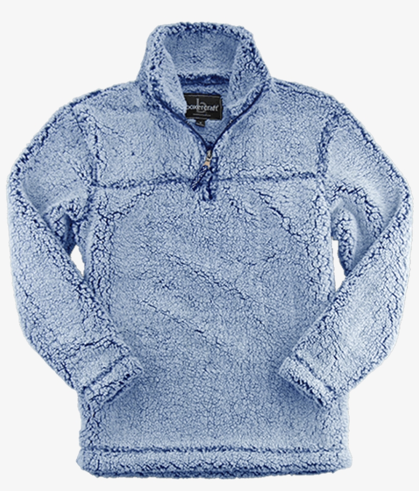 navy sherpa pullover