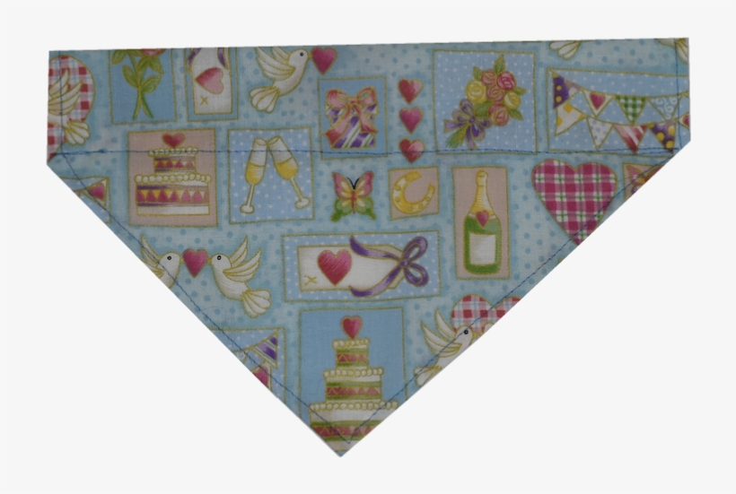 Birthday Bandana Blue - Patchwork, transparent png download