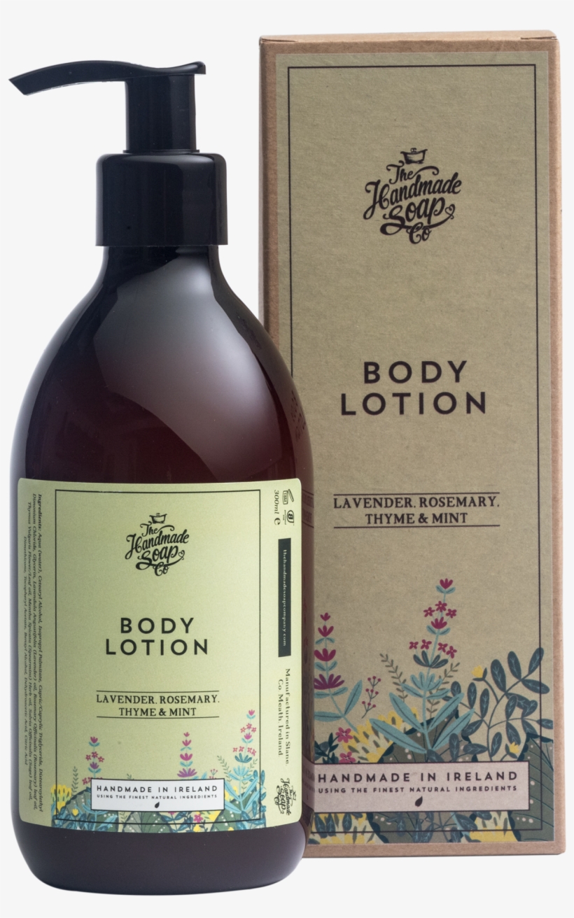 Lavender, Rosemary, Thyme & Mint Body Lotion, transparent png download