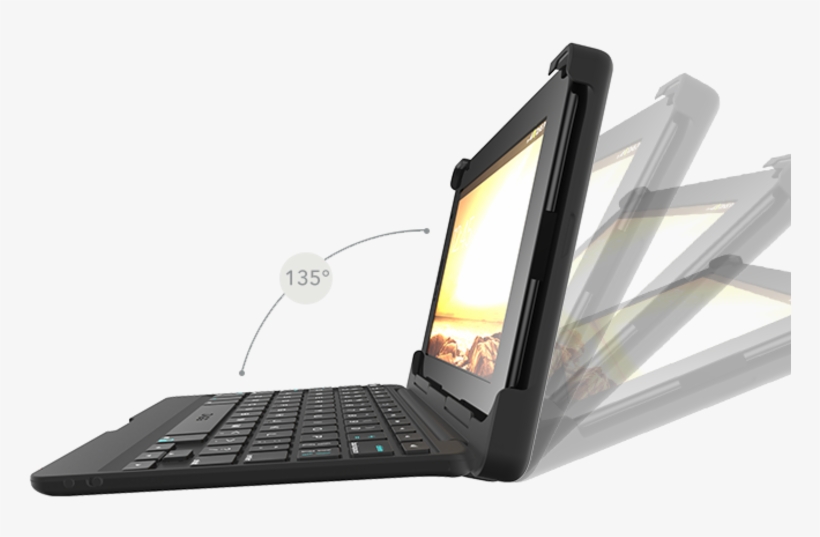 Zagg Introduces Universal Keyboard Case For Android - Netbook, transparent png download