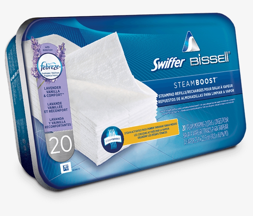 Swiffer® Steamboost™ Powered By Bissell® Steam Pad - Swiffer Bissell Steamboost Pads, transparent png download