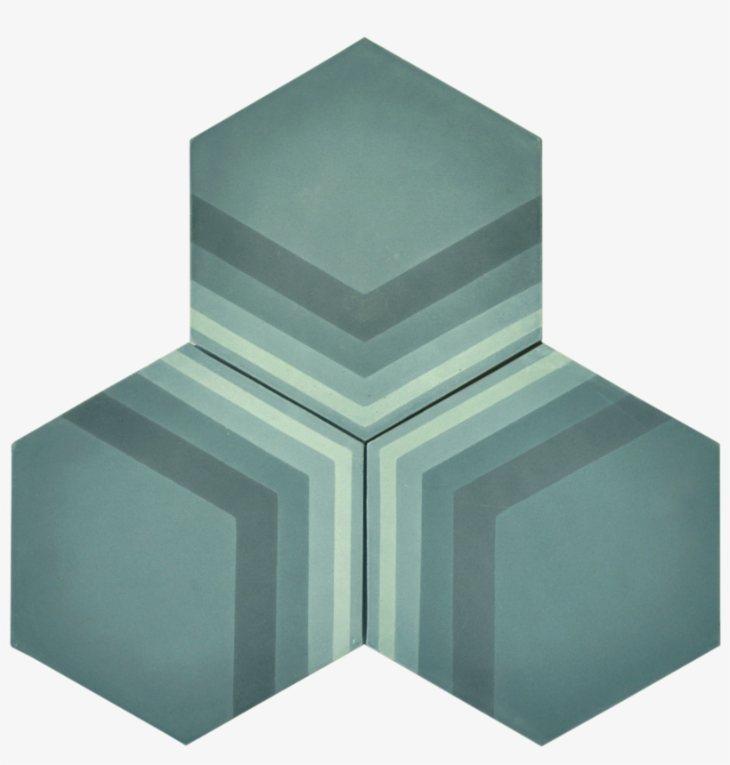 Thumbs 3tile Hexangle Water Hex Tiles - Cross, transparent png download