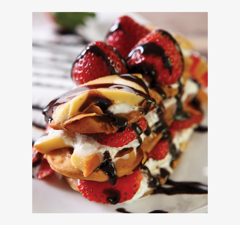412 Otap Biscuits 1 1/2 Cup Leche Flan Slices 1 Cup - Strawberry, transparent png download
