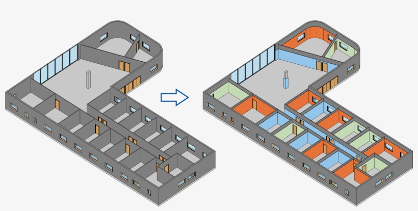 El Nodo También Une El Acabado Con Su Muro De Soporte - Architecture, transparent png download