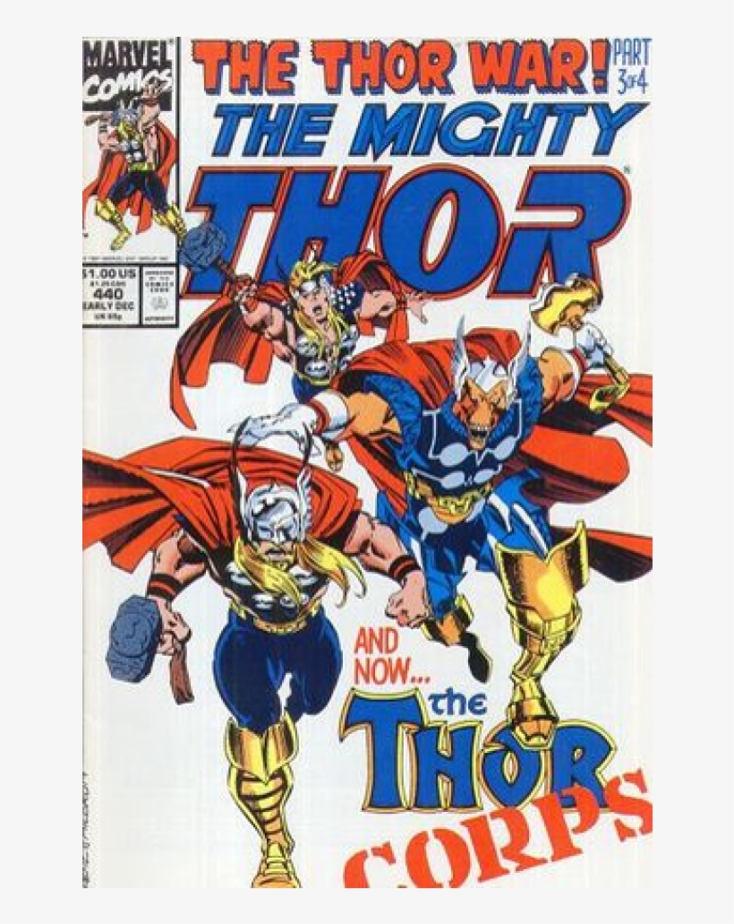 Купете Comics 1991-12 The Mighty Thor - Thor Tom Defalco, transparent png download