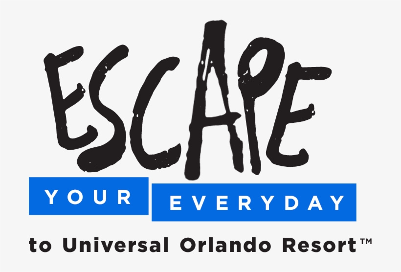 Escape Your Everyday To Universal Orlando Resort™ - Calligraphy, transparent png download
