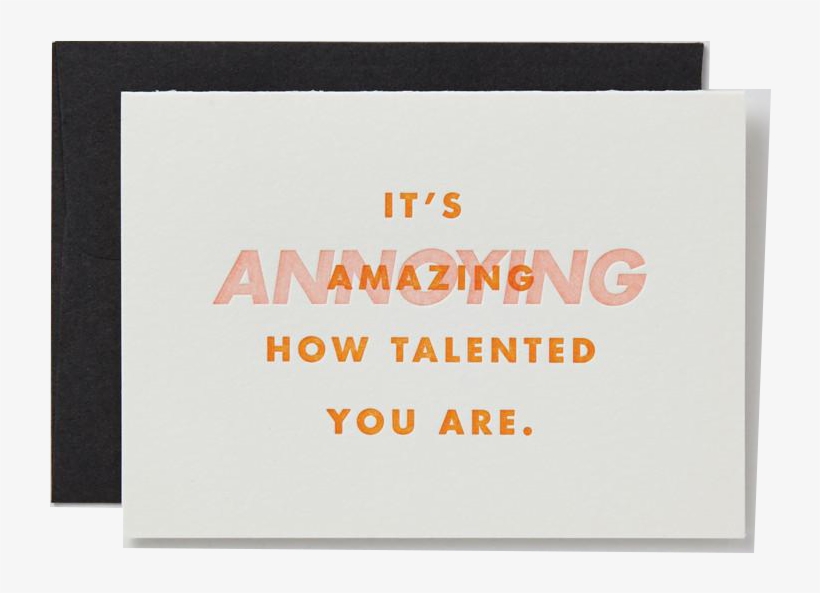 You're Amazing & Annoying - Business Card, transparent png download