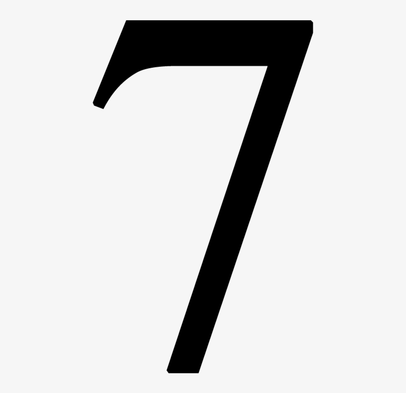 Number 7 Png - Sign, transparent png download