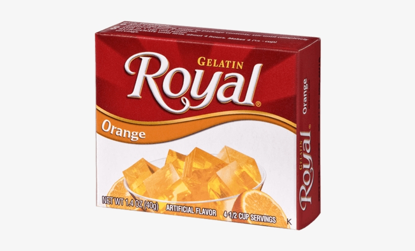 Royal Gelatin Orange - Snack, transparent png download