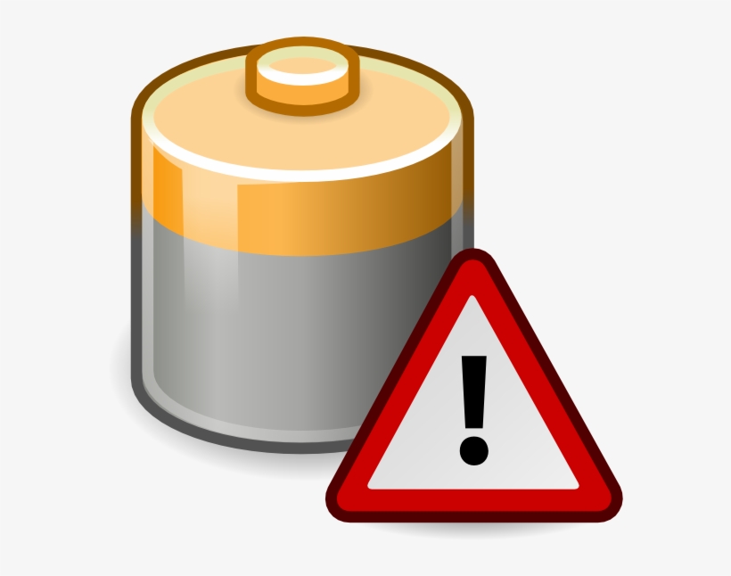 How To Set Use Battery Caution Icon Png, transparent png download