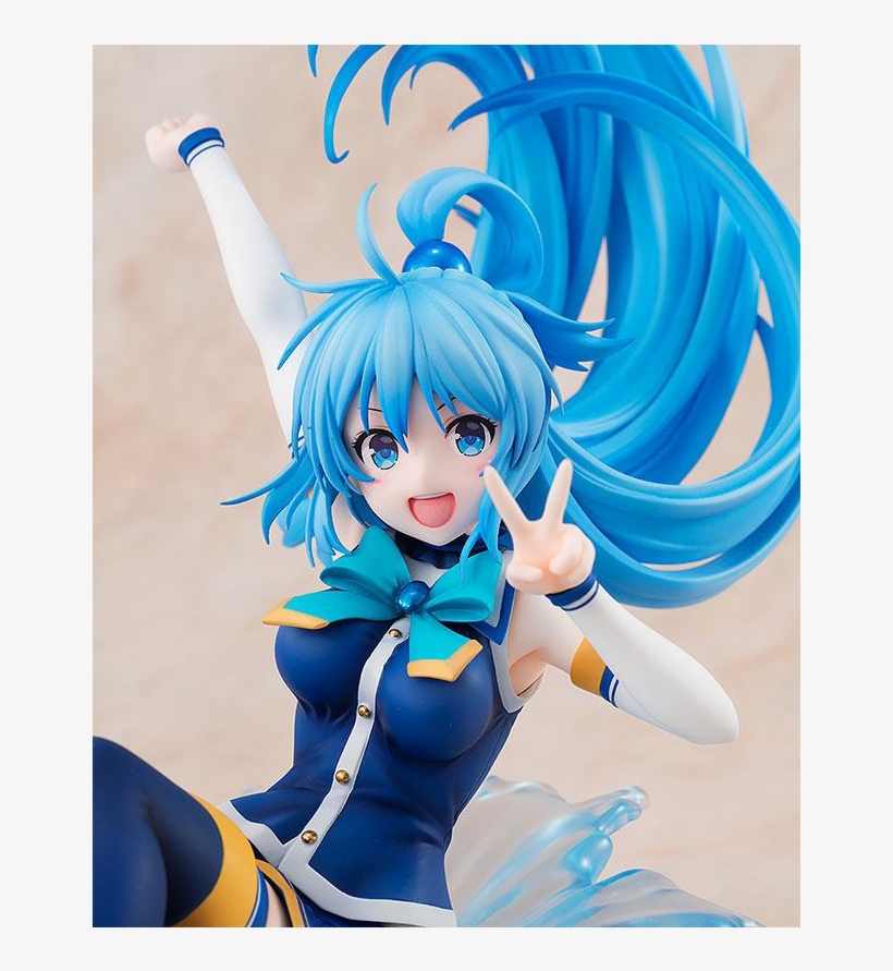 Konosuba Aqua 1/7 Scale Figure By Kadokawa - Konosuba Aqua Sneaker Bunko 30th Anniversary, transparent png download