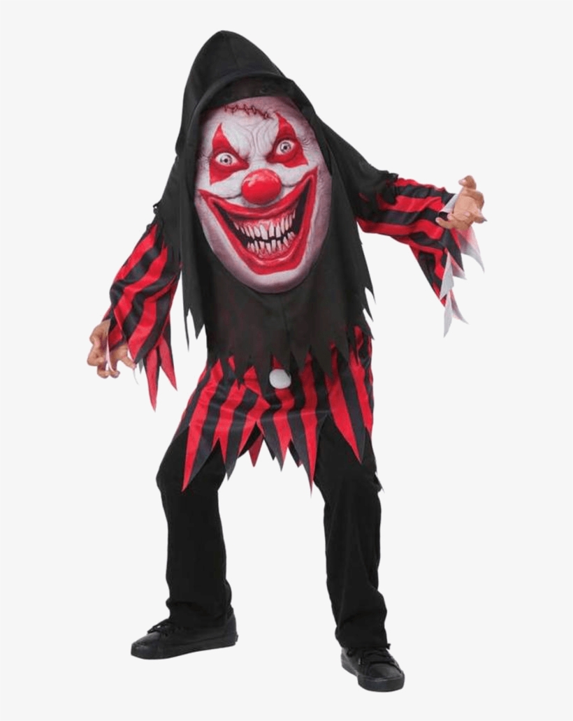 Child Clown Mad Creeper Costume - Clown Costume Halloween Uk, transparent png download